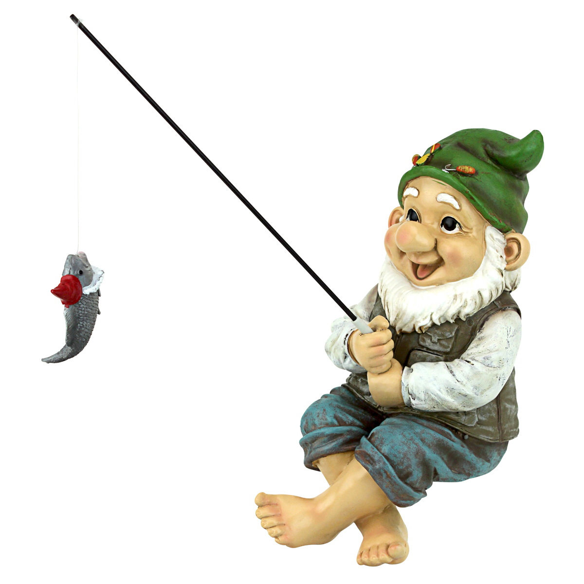 Image Thumbnail for Dt Ziggy The Fishing Gnome Statue